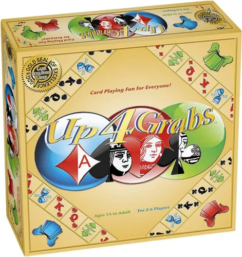 Vista 2 de Up 4 Grabs + Wordplay = Divertido paquete de juegos de mesa para adultos y noche de juegos familiares