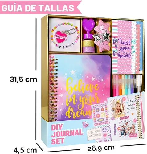 Vista 7 de Nollh DlY Journal Kit for Girls Scrapbook Gifts for 8-12 Year Old Girl