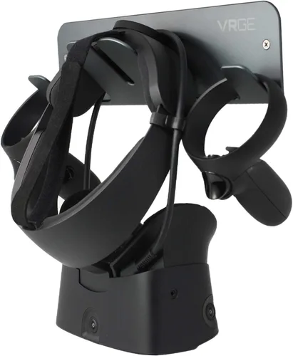 Vista 3 de VRGE VR Wall Mount Storage Stand Hook - for Meta/Oculus Quest 3/2 - Rift-S - HTC Vive Pro - PS5 VR2 - Valve Index and Mixed Reality Headsets