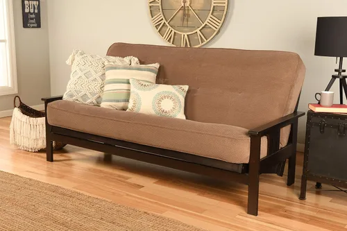 Vista 23 de Kodiak Futons Monterey - Marco de futón con cajones, incluido, color nuez Solo marco