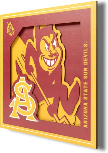 Vista 49 de YouTheFan NCAA Texas A&M Aggies - Arte de pared de la serie de logotipos 3D - 12x12 pulgadas