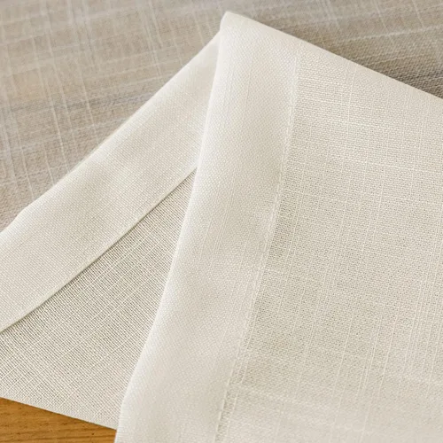 Vista 8 de Cortinas semitraslúcidas beige para sala de estar de 54 pulgadas de largo, paneles de ventana plisados con textura de lino para dormitorio, cortinas