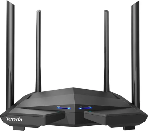 Vista 8 de Tenda N300 Router WIFI inalámbrico con antena de alta potencia 5dBi (F3), Negro