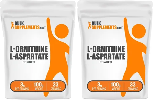 Vista 7 de BulkSupplements. com L-ornitina L-aspartato en polvo – Suplemento de ornitina, suplemento de aminoácidos – Sin gluten, 0.11 oz por porción, 17.64 oz