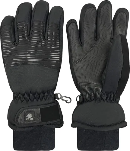 Vista 26 de N'Ice Caps - Guantes térmicos de invierno para niños, impermeables y cálidos Negro