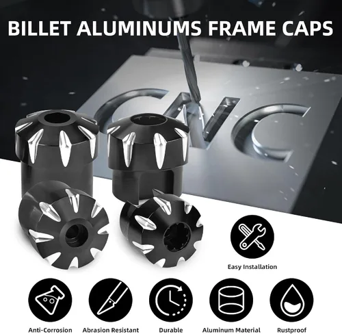 Vista 3 de Las tapas de aluminio del marco del CNC reemplazan las tapas del marco para los accesorios Cam-Am Spyder F3-S / F3-T / F3 Limited Special Series