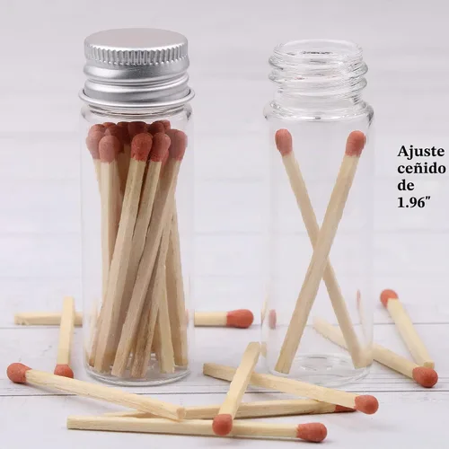 Vista 5 de MaxMau 24 tarros pequeños con tapas de rosca de aluminio, botellas de vidrio pequeñas de 0.5 onzas líquidas, mini frascos transparentes, tapas