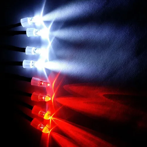 Vista 6 de ShareGoo - Kit de faros delanteros LED de 8 LED, accesorios compatibles con Traxxas HSP Tamiya Redcat RC4WD Axial SCX10 RC Car Truck Tank Crawler