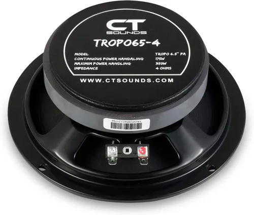 Vista 3 de CT Sounds TROPO65-4 Altavoz de rango medio de montaje superficial de 6.5 pulgadas, 175 vatios RMS, cada uno