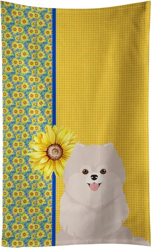 Vista 33 de Caroline's Treasures WDK5313KTWL - Toalla de cocina con diseño de girasoles de verano, color negro y tostado, Airedale Terrier, toalla de mano