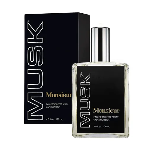Vista 2 de Dana Monsieur Musk de Dana para hombre colonia Splash 4.0 onzas, 4.0 onzas
