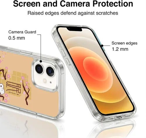 Vista 207 de Carcasa de gel para iPhone 7 Plus/iPhone 8 Plus, diseño de Snoopy Oriental de Peanuts, Badges