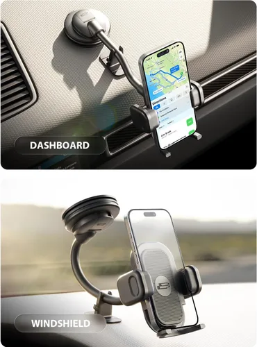 Vista 8 de Bracketron TripGrip PRO - Soporte para teléfono de automóvil, soporte para teléfono para tu automóvil con cuello de cisne flexible de 7.5 pulgadas