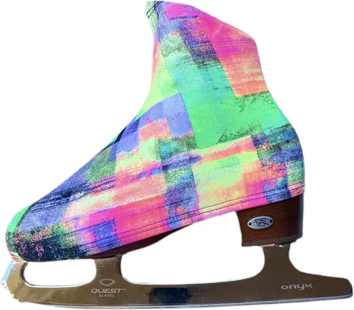 Vista 7 de Ice Fire 1 par de fundas para botas de patinaje Protector duradero para botas de hielo/figura/patines Tamaño universal Accesorio de patinaje