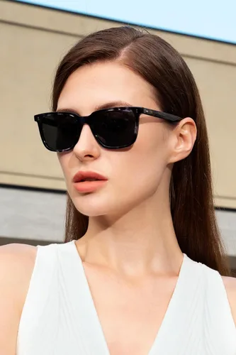 Vista 34 de Carfia Chic - Lentes de sol polarizados para mujer, protección UV400, marco de acetato pulido a mano