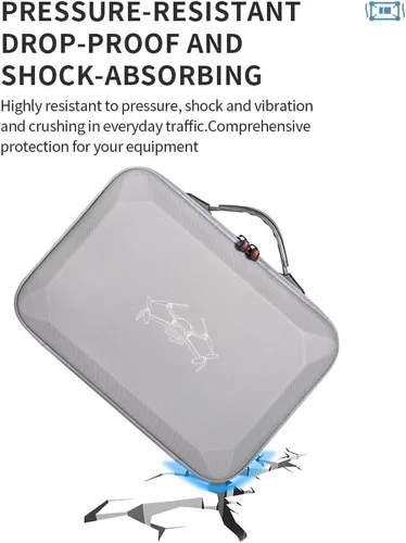 Vista 2 de Para DJI Mini 4 / DJI Mini 4 Pro con control remoto N2 (sin pantalla), bolsa de almacenamiento portátil para drones, bolsa de viaje, bolso de mano