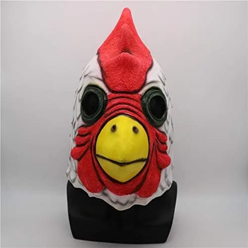Vista 5 de Gmasking Máscara exclusiva de disfraz de pollo de dibujos animados de látex 2018