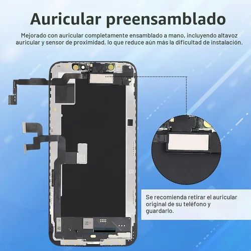 Vista 2 de Reemplazo de pantalla para iPhone Xs con altavoz de oído 5.8" LCD