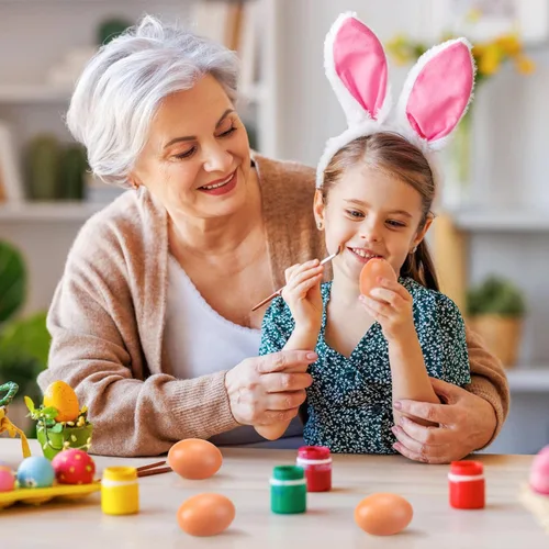Vista 5 de YunKo Huevos de Pascua de madera, 6 piezas de huevos falsos para gallinero, huevos de Pascua para manualidades, huevos de nido marrón para poner