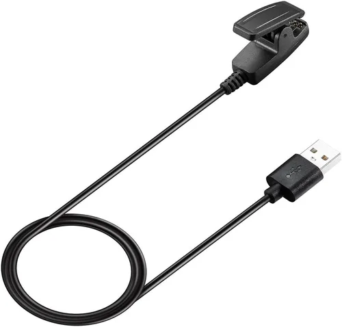 Vista 2 de Kissmart Compatible con cargador Forerunner 735XT, cable de carga de repuesto para reloj inteligente Garmin Forerunner 735XT Replacement Charging
