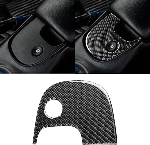 Vista 25 de NVCNX Real Premium - Cubierta de fibra de carbono para puerta de automóvil, pilar A, salida de aire, cubierta interior compatible con Chevrolet