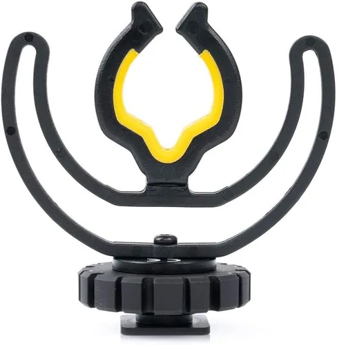 Vista 4 de Deity V-Mic D4 Duo Micrófono cardioide de doble cápsula para montaje en cámara, micrófono de escopeta dual mono/estéreo Plug and Play con soporte
