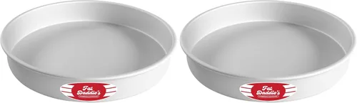 Vista 21 de Fat Daddio's Juego de moldes para pasteles redondos uniformes de aluminio anodizado de 4 niveles, profundidad de 2 pulgadas