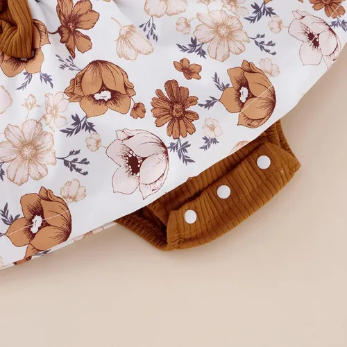 Vista 7 de Mameluco de manga larga unisex para bebés, niñas y niños pequeños, ropa de otoño e invierno