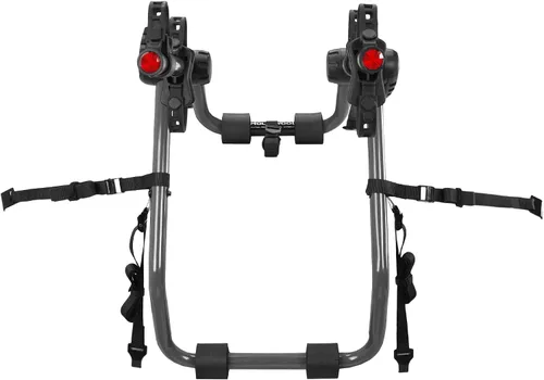 Vista 2 de Hollywood Racks, Baja, Soporte de Tronco, Bicicletas: 2, Plata/Negro