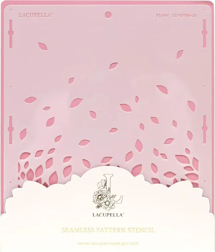 Vista 14 de Lacupella Plantilla de decoración de pasteles para pastel alto de crema de mantequilla, glaseado real, ganache, pintura, aerógrafo (ARRO)