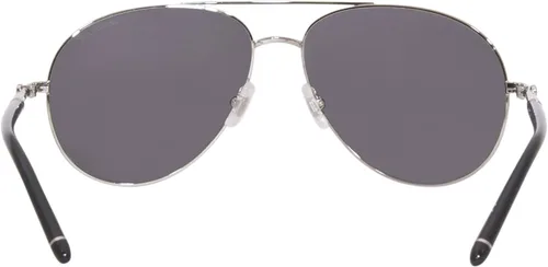 Vista 4 de Gafas de sol Montblanc MB 0068 S- 003 PlataGris, plateado, gris y plateado, 6115145