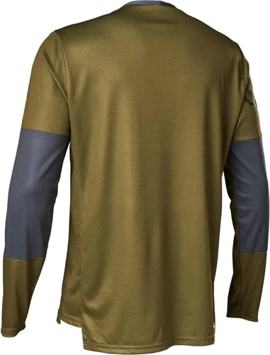 Vista 2 de Fox Racing Defend - Camiseta de manga larga - Corteza para hombre, talla XL
