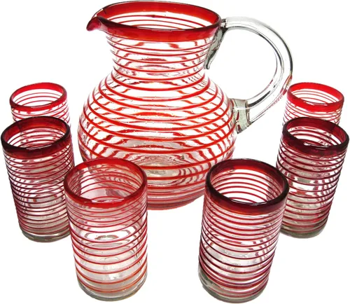 Vista 4 de Vasos de chupito de tequila en espiral ámbar de 2 onzas (juego de 6), vidrio reciclado, sin plomo, sin toxinas (disparo)