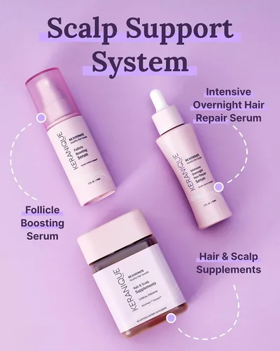 Vista 7 de Keranique Follicle Booster - Spray estimulador del folículo capilar enriquecido con queratina para una restauración de densidad más gruesa
