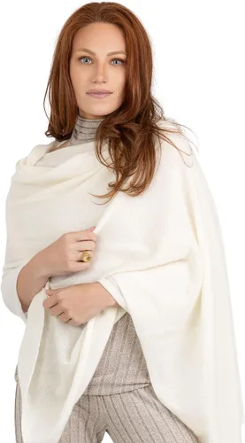 Vista 12 de Velanio Cashmere Bufanda de pashmina de cachemira 100% tejida, chal extra grande para mujer, estola de viaje Negro