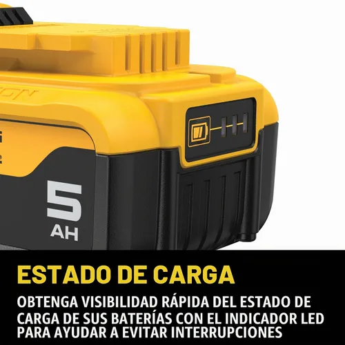 Vista 4 de DEWALT 20V MAX 5 Ah Lithium Ion Battery 2-Pack (DCB205-2)