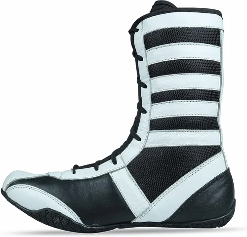 Vista 6 de Zapatos de boxeo profesionales transpirables, zapatos de entrenamiento para adultos y jóvenes, hombres y mujeres, suela de goma antideslizante