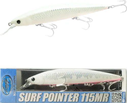 Vista 20 de LUCKY CRAFT Puntero de surf 115MR, Señuelos de pesca de surf de agua salada, Fletán, Perca de surf, Lubina blanca del mar, Lubina rayada 711 Super