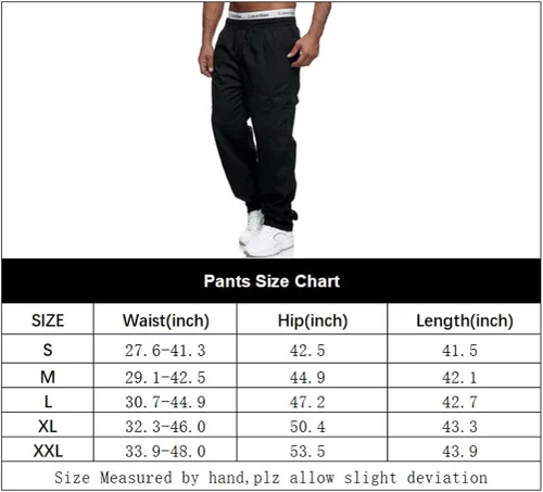 Vista 7 de THWEI Pantalones cargo para hombre, estilo casual, con cordón, atléticos, para deportes al aire libre