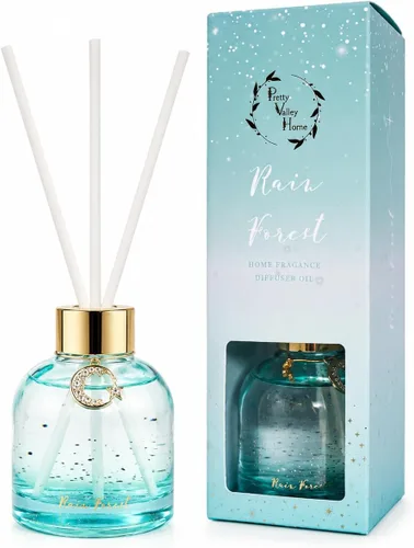 Vista 11 de Juego de difusor de junco, caja de regalo de 2.7 fl oz, incluye varillas difusoras de junco, aceite aromático de larga duración y botella de vidrio
