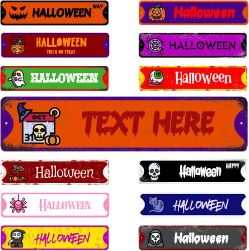 Vista 14 de Letreros de carretera personalizados personalizados, de metal con nombre/texto/imagen, divertidos letreros de calle para decoración del hogar