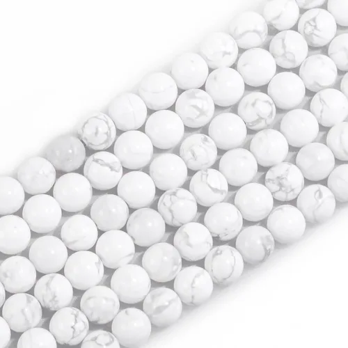 Vista 18 de Cuentas de gemas naturales redondas sueltas para fabricación de joyas DIY, energía de cristal, curación. 1 filamento de 38 cm (Amazonita, 4 mm