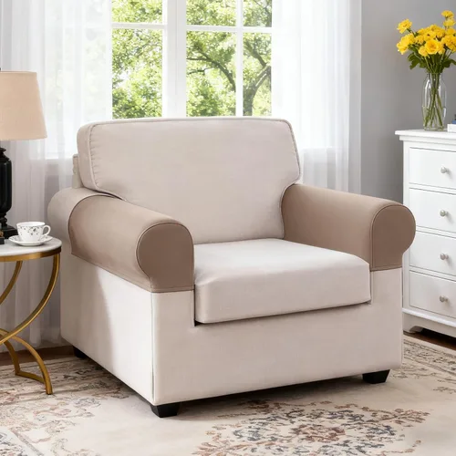 Vista 60 de TAOCOCO Fundas de Cojines de Sofá Elásticas Fundas de Asiento de Silla para Sillón, Fundas de Asiento de Sofá de 1 Pieza Protector de Muebles Suave