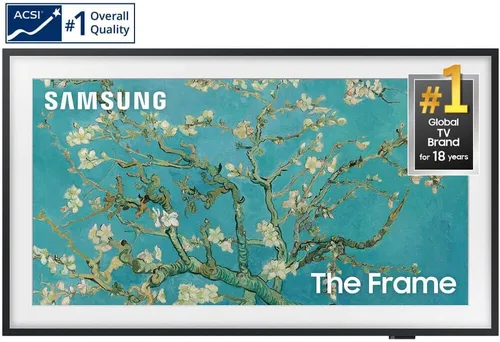 Vista 3 de Samsung 32 pulgadas clase QLED 4K LS03B serie The Frame Quantum HDR Smart TV QN32LS03BBF incluye,QN32LS03BBFXZA