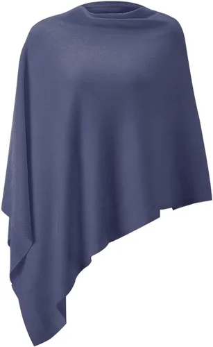 Vista 89 de Fomolom Ponchos para mujer, versátil, ligero, tejido sólido, chal envolvente, bufanda, accesorios para mujer