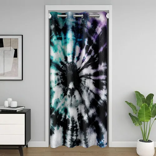 Vista 10 de Erosebridal Highland - Cortina opaca para puerta de vaca, con diseño de rosas para niños, niñas, niños, con animales salvajes del oeste