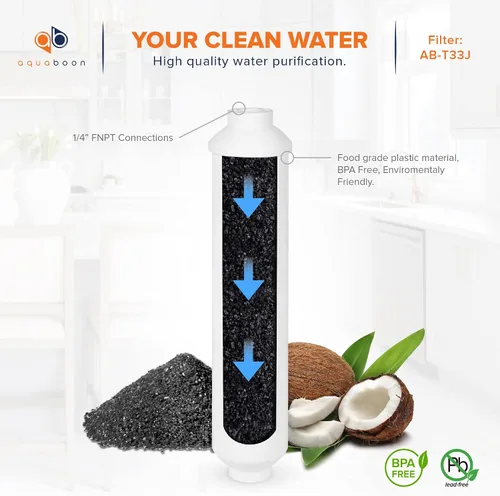 Vista 7 de Aquaboon Juego de 6 meses de repuesto de filtros de agua de ósmosis inversa Cartuchos de filtros de agua para toda la casa, sedimentos, CTO, T33