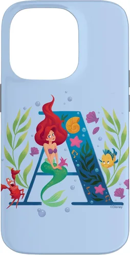 Vista 17 de Disney Carcasa para iPhone 17 con monograma de sirena y letra A para Ariel