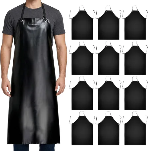 Vista 14 de Xpose Safety Heavy Duty Vinyl Waterproof Aprons, White - For Home, Industrial and Commercial Use - Chemical Resistant