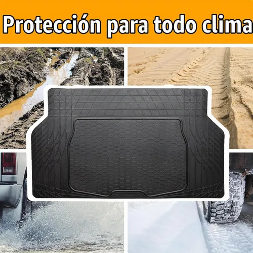 Vista 4 de Armor All Alfombrilla de carga resistente, alfombrilla de ajuste universal para automóviles, camiones, SUV, color negro
